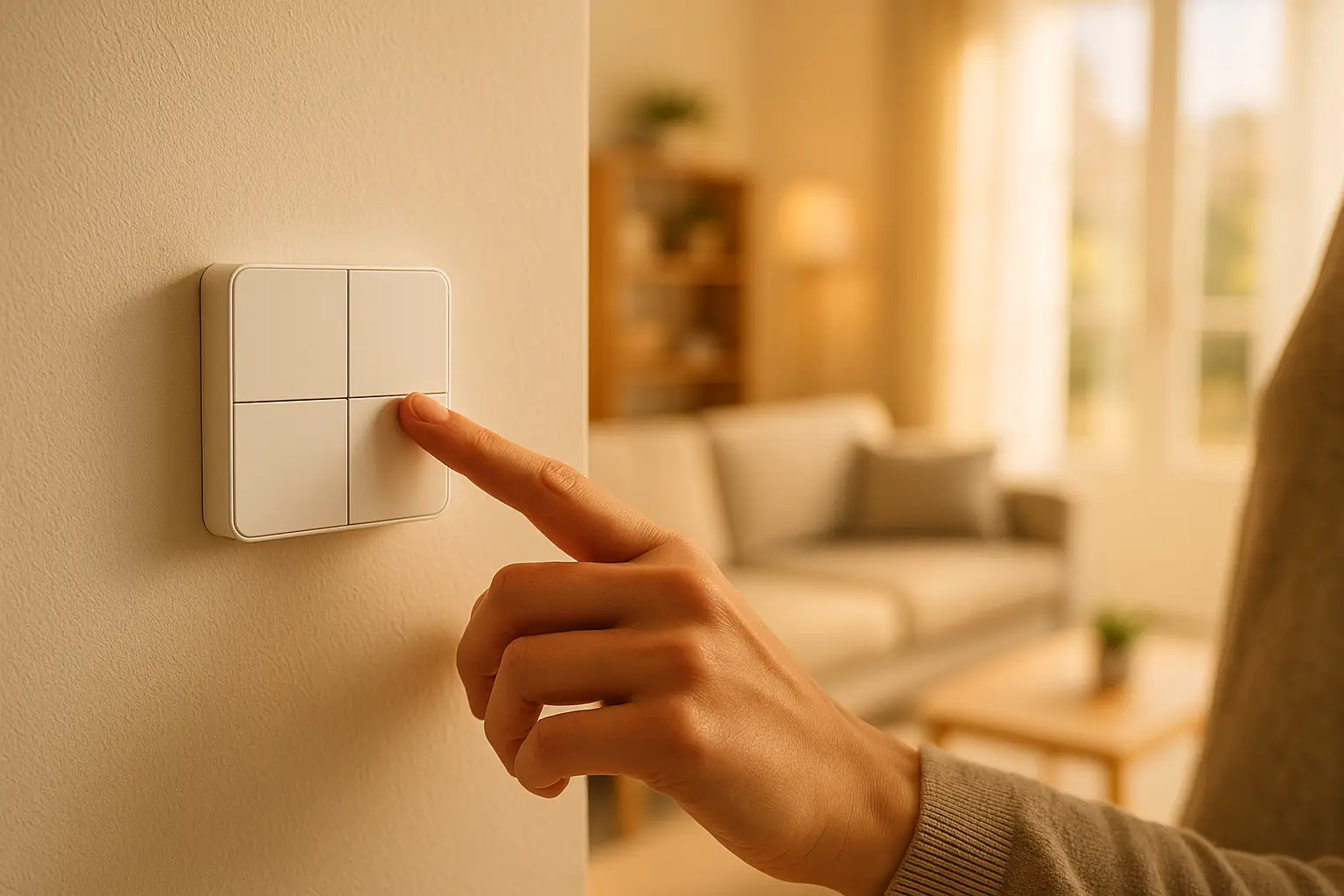 Moes Zigbee 4-Tasten Schalter / Szenenauswahl